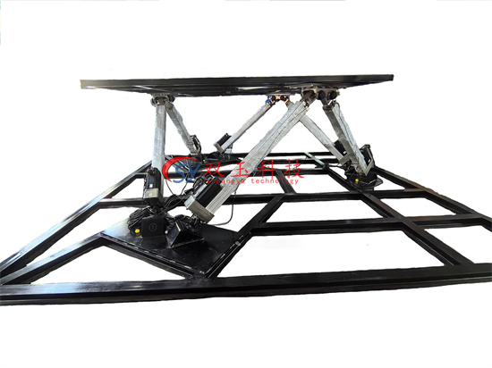 Electric six-degree-of-freedom motion platform